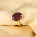 Marco Bicego Color Gold Pink Tourmaline Cocktail Adjustable Ring – Hand-Engraved Italian Craftsmanship with Rose-Cut Gemstone Ring for Unisex