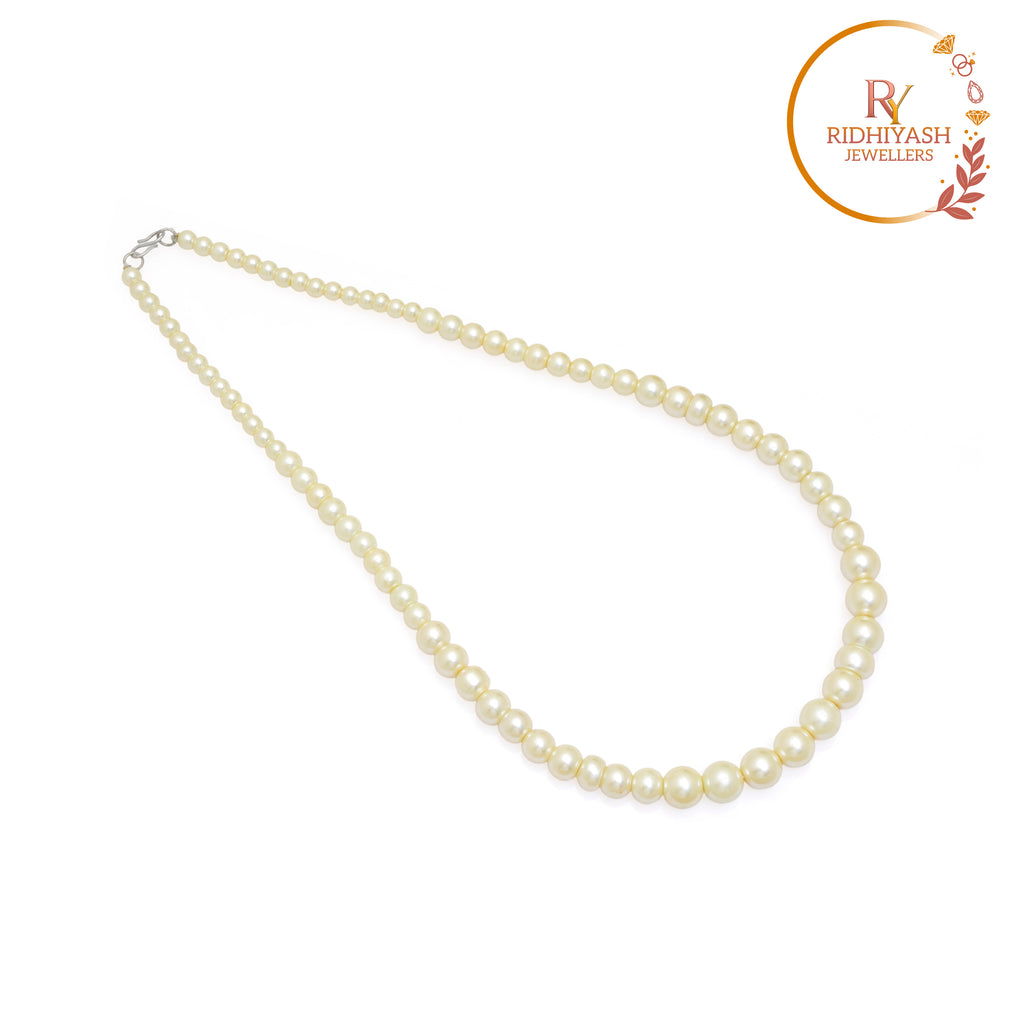Exquisite Single-Strand Graduated Faux Pearl Statement Necklace – Timeless Elegance and Classic Sophistication for Weddings, Parties, and Formal Events